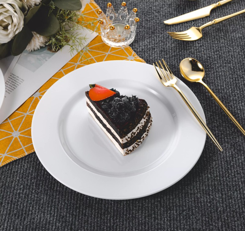 Plain injection moulded dinner plate