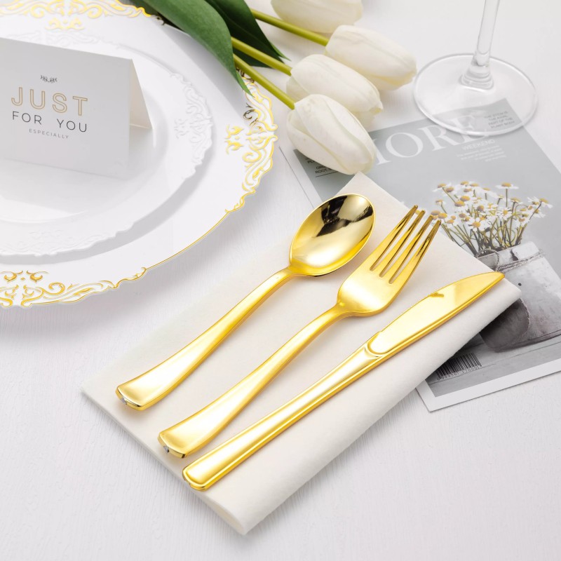 Coated knife, fork and spoon