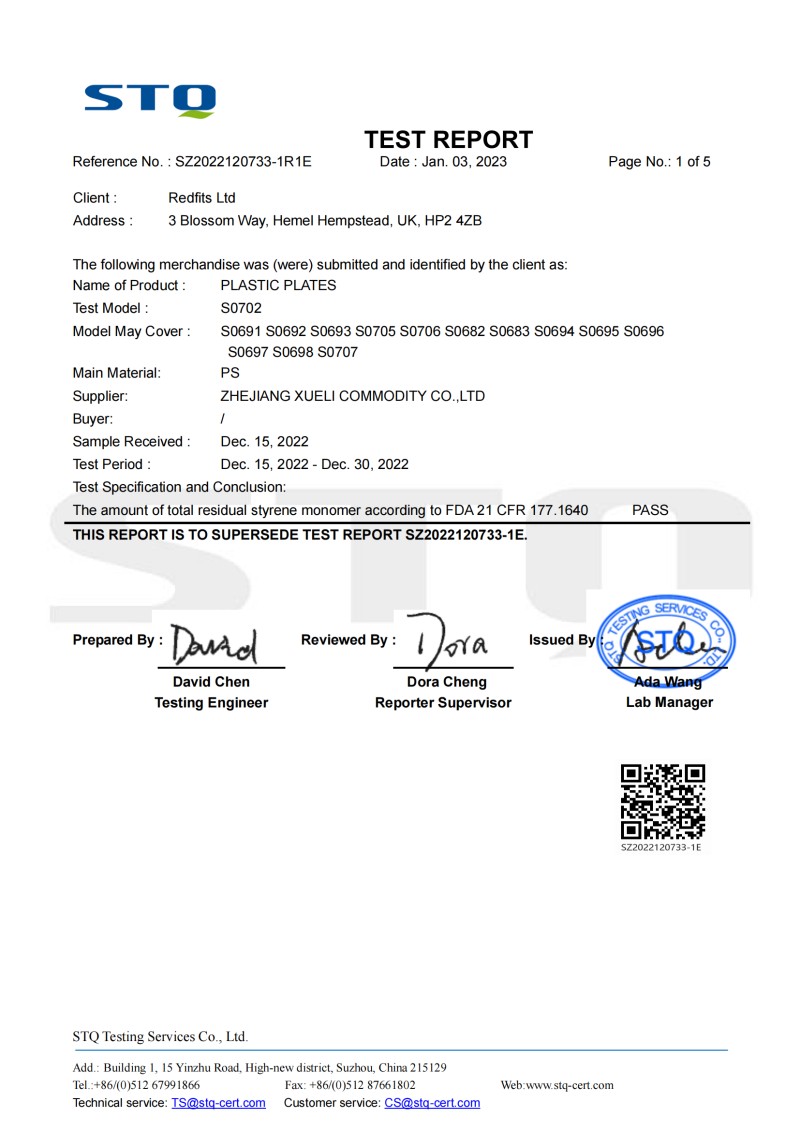 Hot Stamping Discs FDA