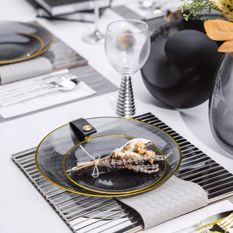 Injection moulded dinner plate